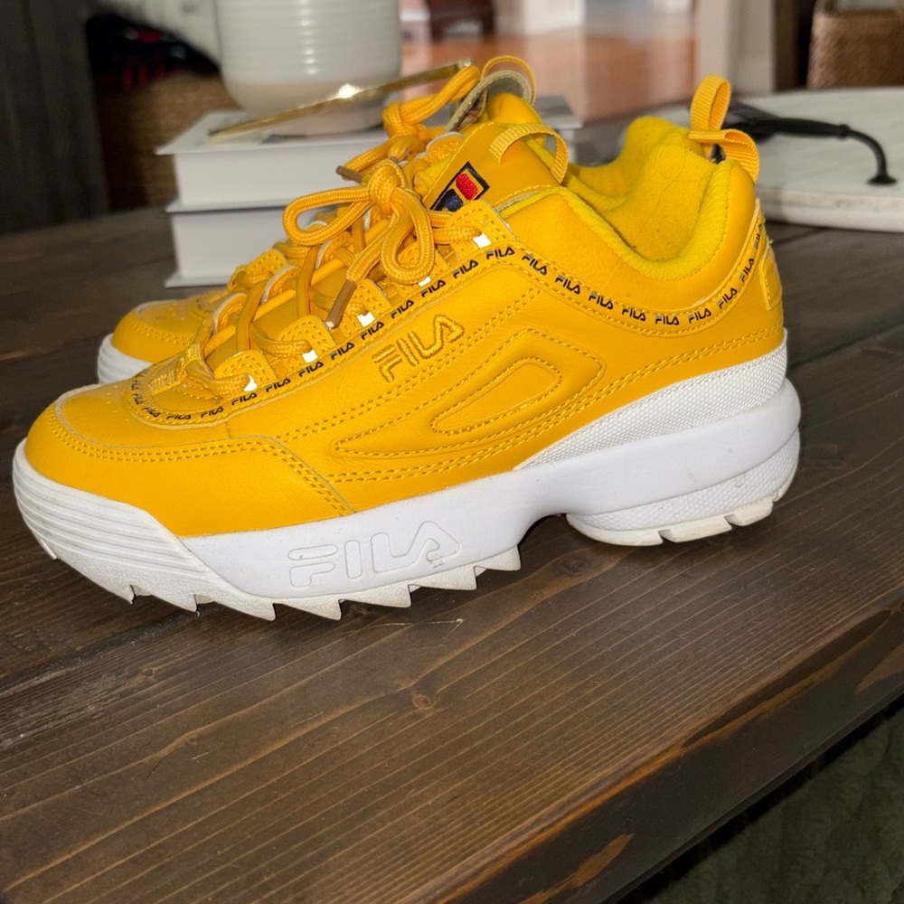 Fila Yellow Sneakers